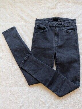 MOTHER High Waisted Looker Skinny Leg Jeans